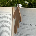 Spilled Coffee Mug Bookmark Plastic Bookmark 